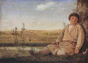 Alexei Venezianov Sleeping Shepherd Boy (mk22) oil painting artist